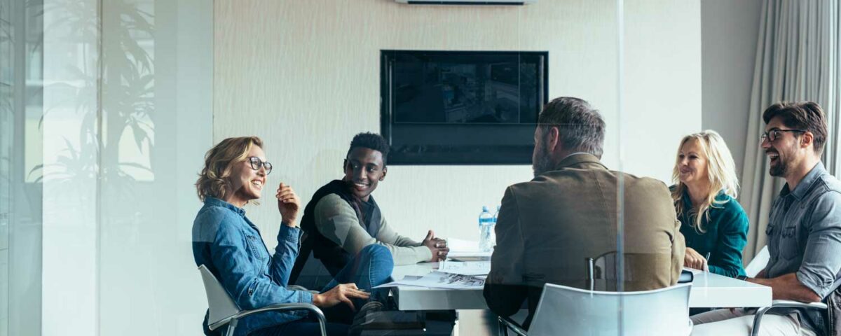 People in break out room at a Society of Tissue Viability event