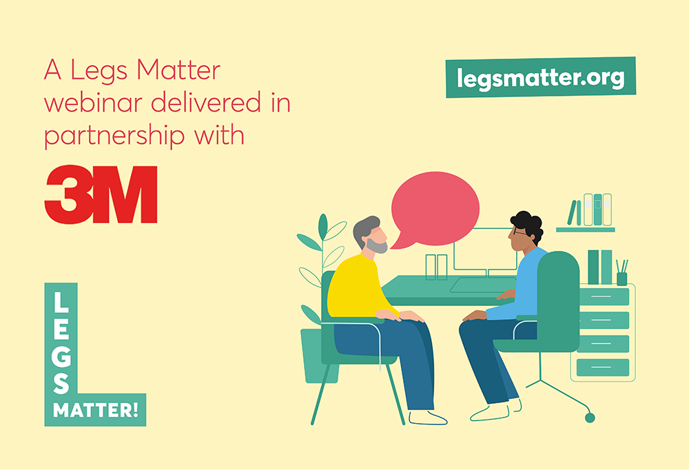 Graphic for Legs Matter/3M webinar